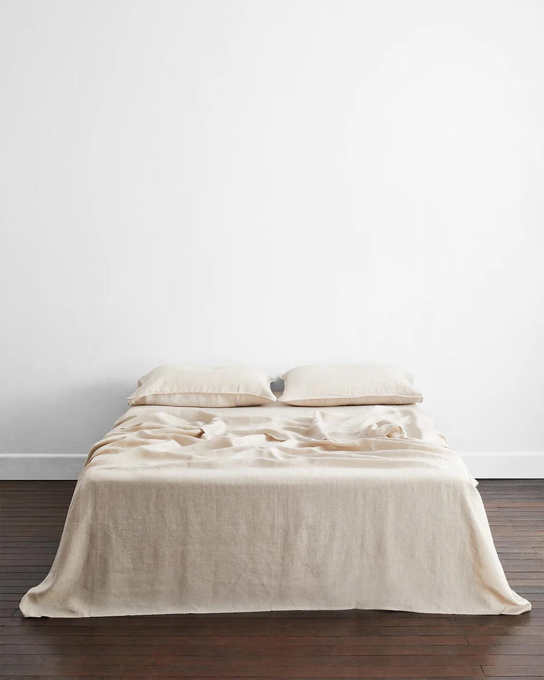 Charcoal & Oatmeal Bedding