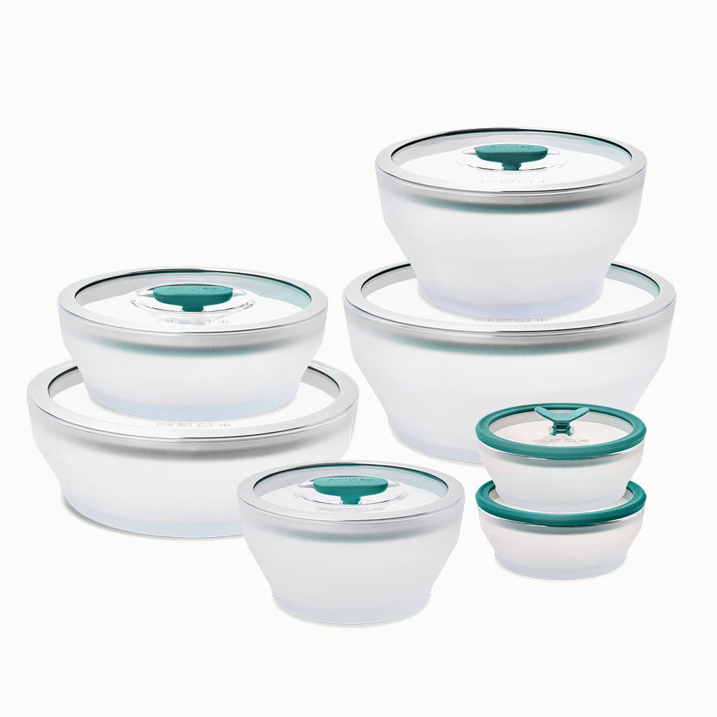 Glass Round Dish Set by Anyday