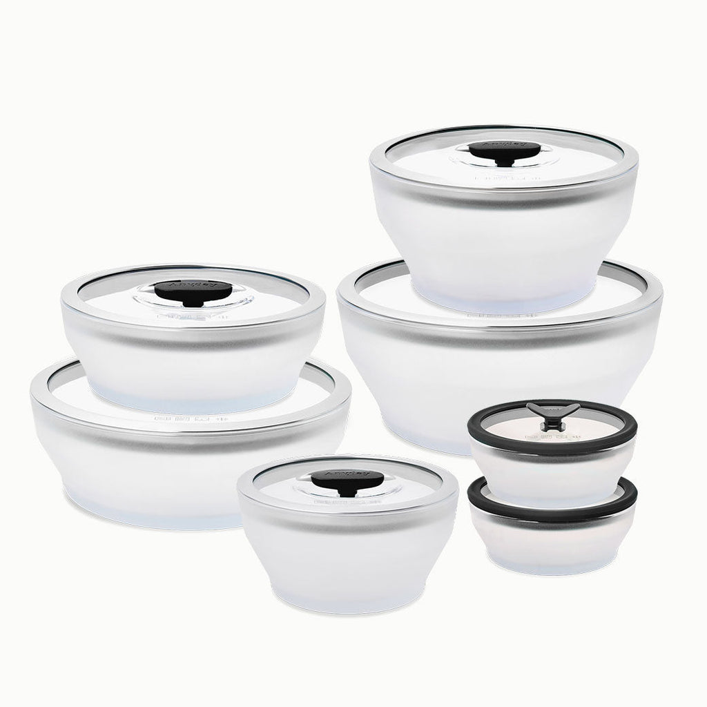 Glass Round Dish Set by Anyday