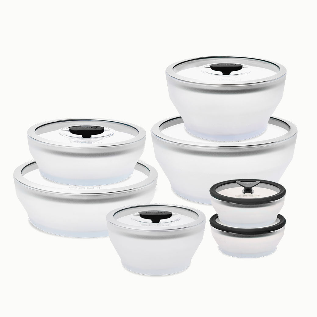 Glass Round Dish Set by Anyday
