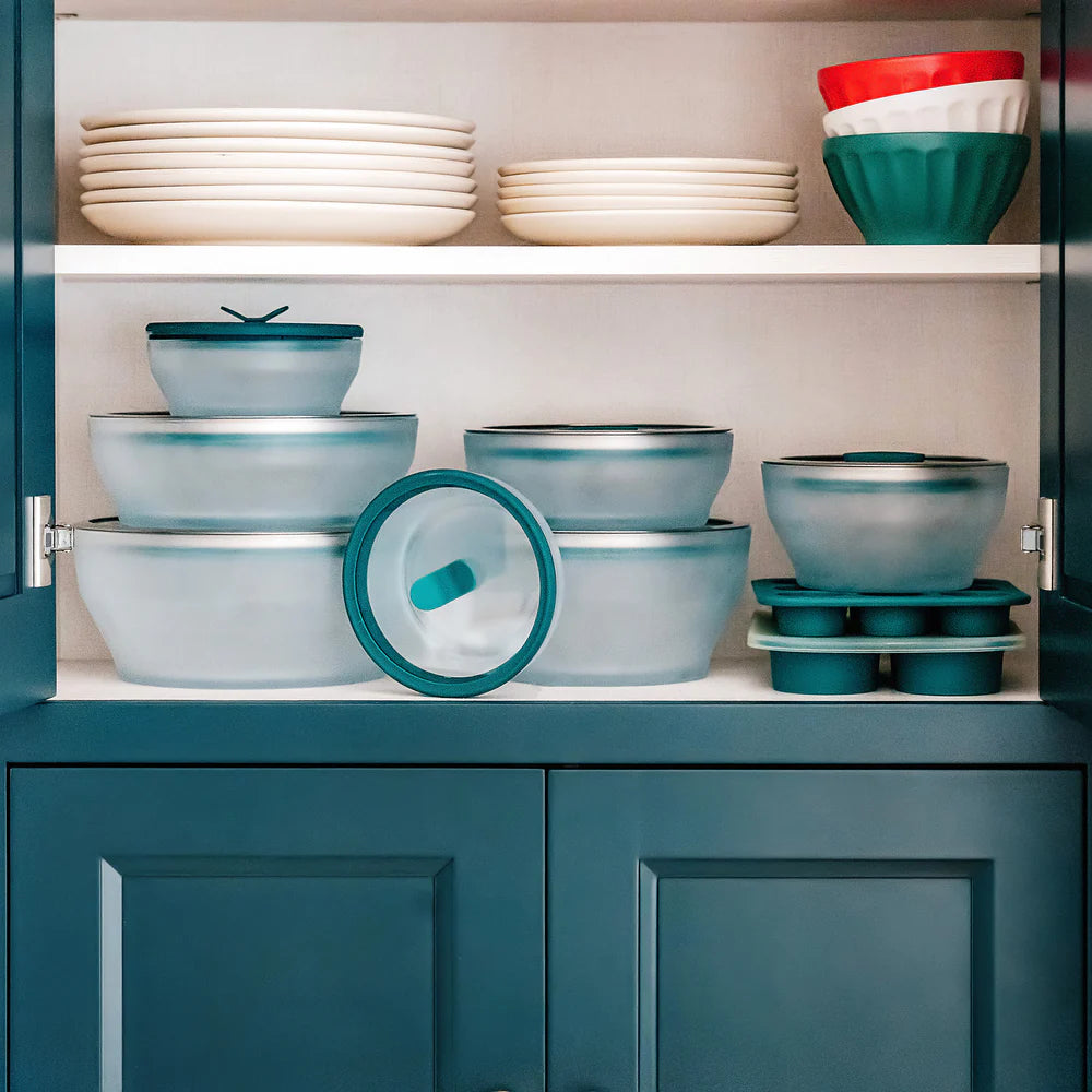 Glass Round Dish Set by Anyday