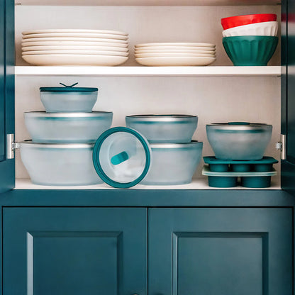 Glass Round Dish Set by Anyday