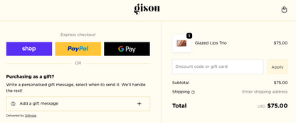 Glazed Lips Trio by Gisou